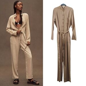 Cloth & Stone Belted Utility Jumpsuit